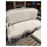 French White Distressed Louis XV Style Sette