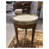 Vintage Marble Top Side Table