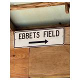 Ebbets Field Sign