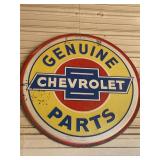 Genuine Parts Chevy Sign