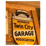Twin City Garage Sign