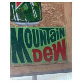Mountain Dew Letter Sign