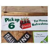 Pick Up 6 Coke Cola Sign