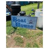 Boat House Sign