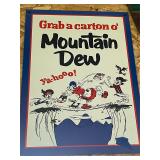 Mountain Dew Sign