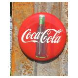 Coke Cola Porcelain Button