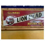 Gilmore Lion Head Oil Sign