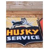 Husky Service Sign