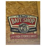 Dads Bait Shop Sign