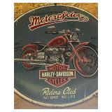 Harley Davidson Riders Club Sign