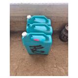 3 Water Cans