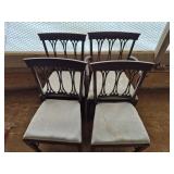 4 Mahogany Chairs