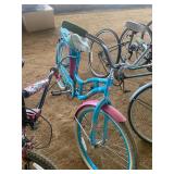 Teal Schwinn Bike