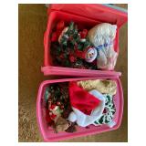 3 Boxes of Christmas Decor