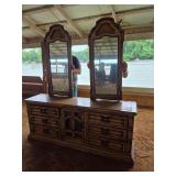 Double Dresser with 2 Mirrors