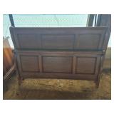 Oak Sleigh Bed