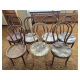 7 Bentwood Chairs
