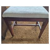 Mahogany Vanity Bench