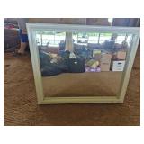 Large White Mirror