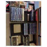Cassette Tape Collection with Cases