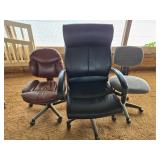 3 Office Chairs