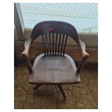 Vintage Solid Wood Office Chair