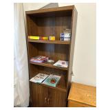 Three Tier Bookshelf with Cabinet
