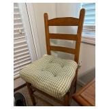 Vintage Style Ladder Back Wooden Chair