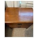 Pair of Wooden Nightstands
