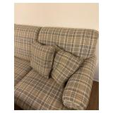 Plaid Three Seated Sofa