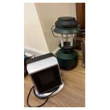 Coleman Lantern and General Electric Heater