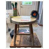 Old wooden stool