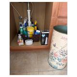 Bathroom cleaning lot