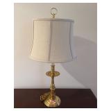 Brass candle stick lamp