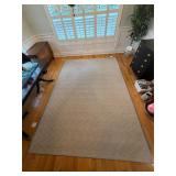 Beige rug approx 11x7