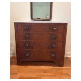 4 drawer dresser w/ marble top