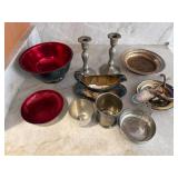 Asst of silver plate