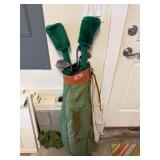 Bag of golf clubs
