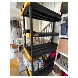 Plastic black shelf