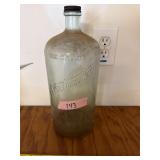 Old one gallon glass bottle
