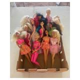 Lot of 12 Barbies
