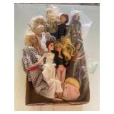 Lot of 9 Barbies