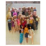 Lot of 23 Barbies