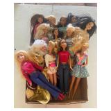 Lot of 13 Barbies