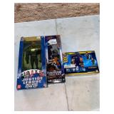 Superhero Figures and Lego Set