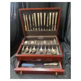 Silverware Box with Silverware