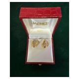 Pair of JACMEL Gold Hoop Earrings