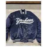 Vintage New York Yankees Satin Bomber Jacket