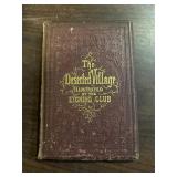 Antique Hardxover Edition of Oliver Goldsmith