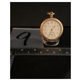 Hampden Watch Co. open-face pocket watch